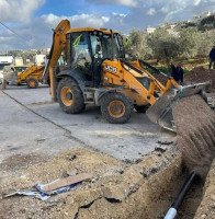 استكمالاً للعمل بمشروع طريق منطقة صف عسكر