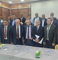 اجتماع المجلس الاستشاري الذي عُقد في مقر المحافظه في مدينه الخليل