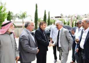 استقبال معالي وزير التربية والتعليم الدكتور أمجد برهم والوفد المرافق له