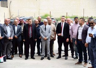 استقبال معالي وزير التربية والتعليم الدكتور أمجد برهم والوفد المرافق له