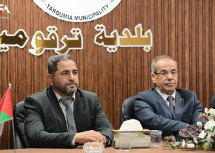 مراسم تسليم واستلام المجلس البلدي الجديد،