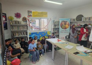 ضمن حملة تشجيع القراءة في المجتمع الفلسطيني تحت شعار