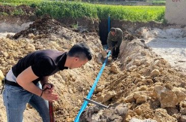 - صيانة خطوط رئيسية باقطار مختلفة