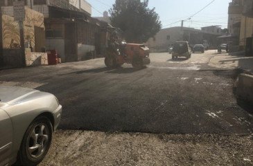 مشروع صيانة الطرق وإعادة تأهيل طرق داخليه في ترقوميا