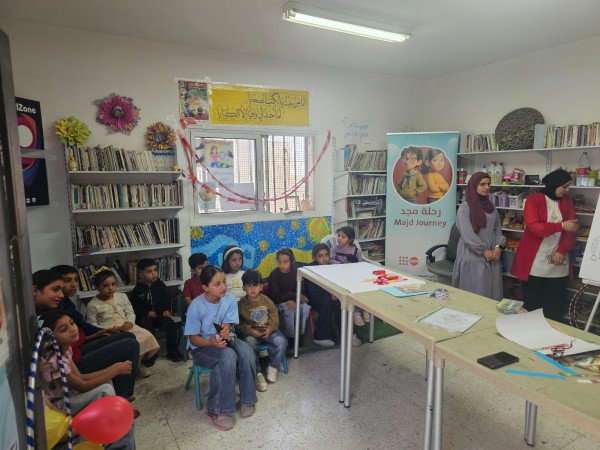ضمن حملة تشجيع القراءة في المجتمع الفلسطيني تحت شعار