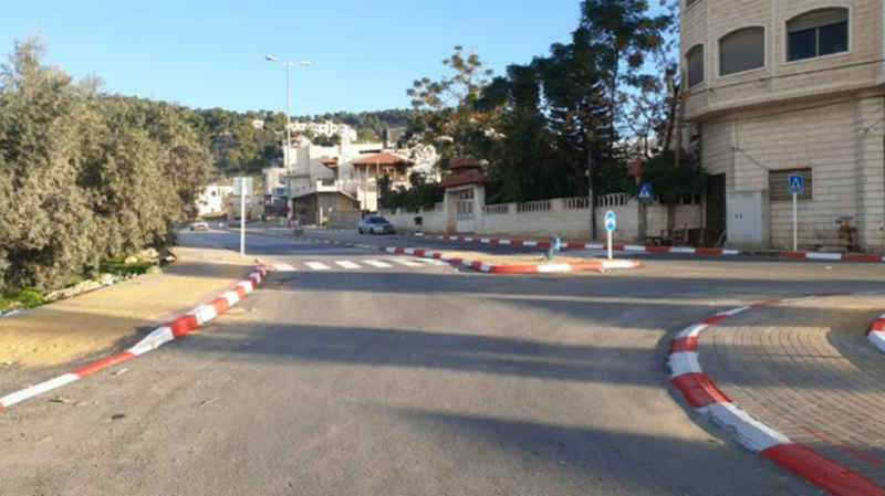 مشروع إعادة تأهيل وتوسعة مدخل البلدة