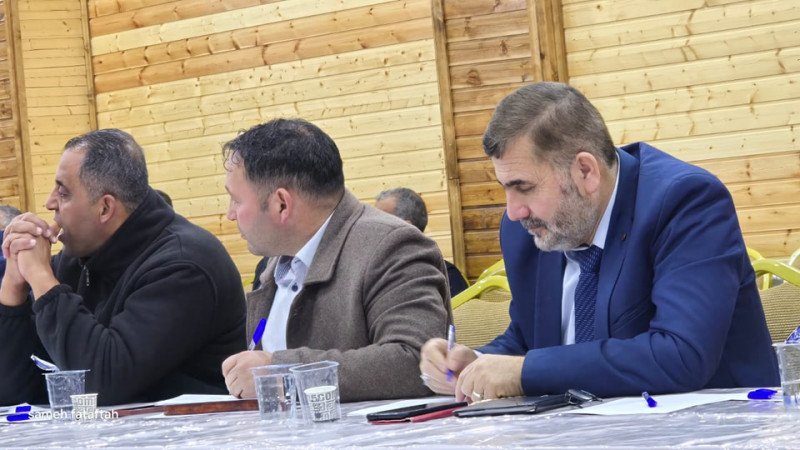 اجتماع لبلديات الجنوب في دار المحافظة لمناقشة الوضع المائي في محافظة الخليل.