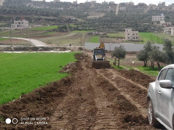 شق و تأهيل طرق زراعية