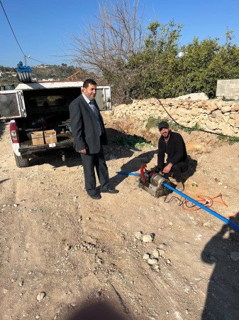 مشروع السيل شعب البير حيث يتم إعادة تأهيل البنية التحتية للمنطقة