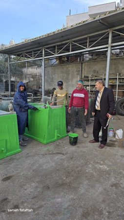 ضمن سياسة إعادة التدوير والإستفادة من الأدوات الخدماتية لبلدية ترقوميا.